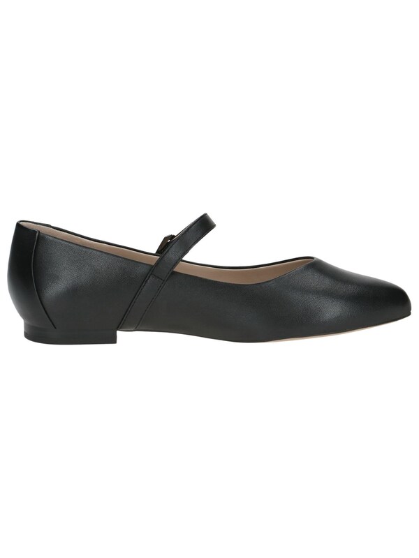 CAPRICE Ballerina Con Cinturino In Nero
