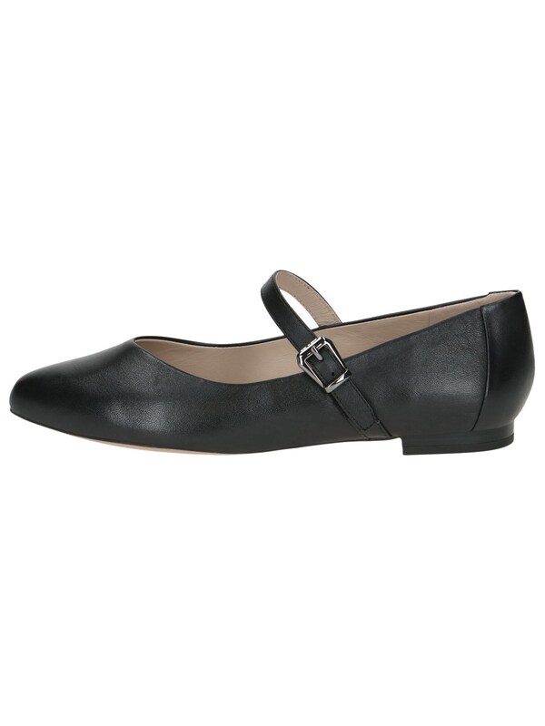 CAPRICE Ballerina Con Cinturino In Nero