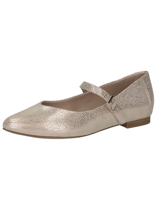 CAPRICE Ballerina Con Cinturino In Oro
