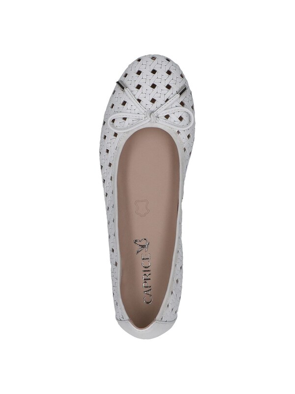 CAPRICE Ballerina In Bianco