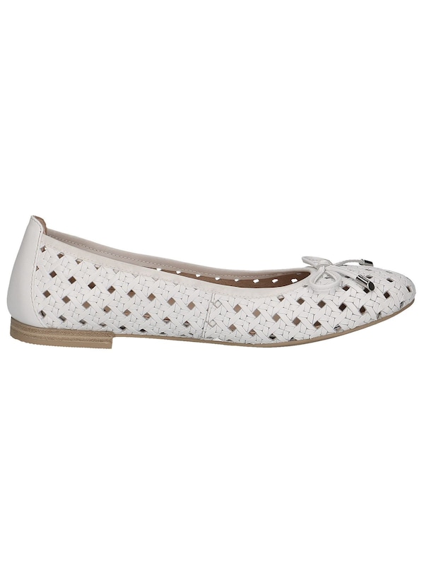 CAPRICE Ballerina In Bianco