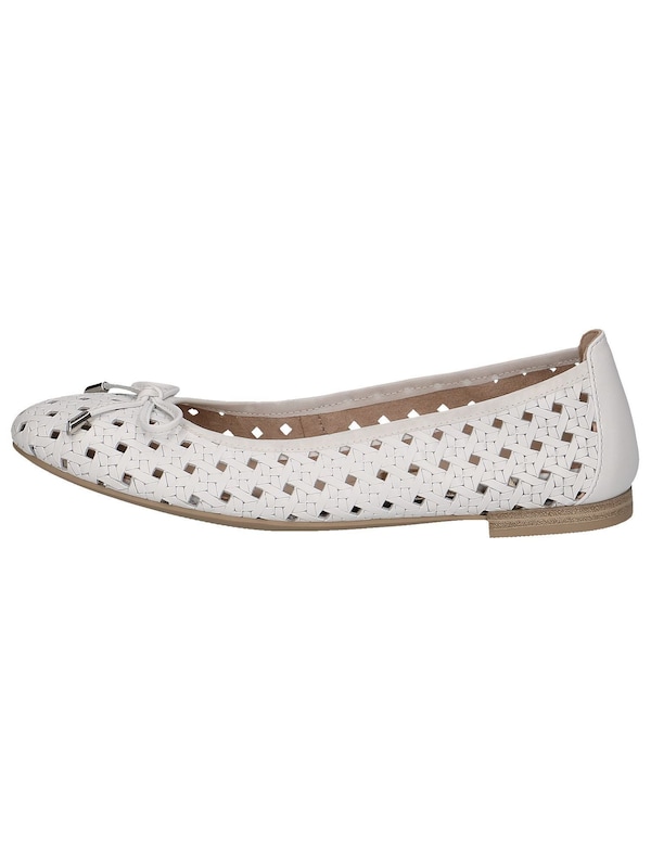CAPRICE Ballerina In Bianco