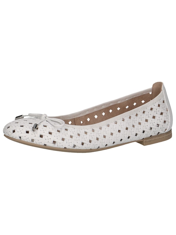 CAPRICE Ballerina in Bianco