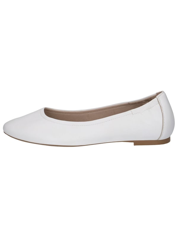 CAPRICE Ballerina In Bianco