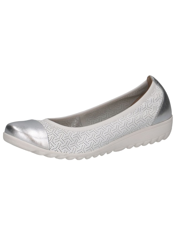 CAPRICE Ballerina in Bianco