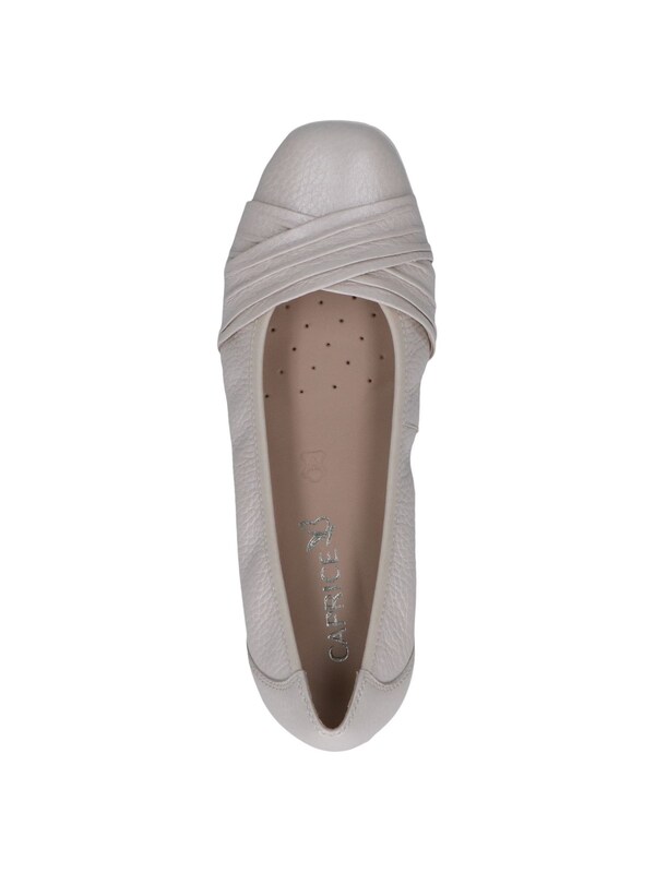 CAPRICE Ballerina In Offwhite