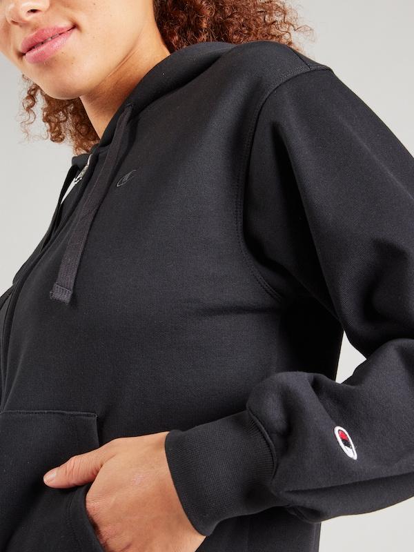 Champion Authentic Athletic Apparel Giacca Di Felpa In Nero