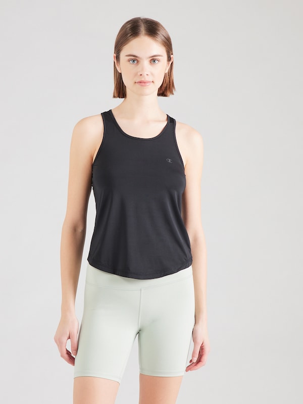 Champion Authentic Athletic Apparel Top Sportivo In Nero