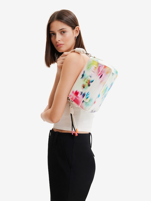 Desigual Borsa A Mano 'Acidule Phuket' In Bianco