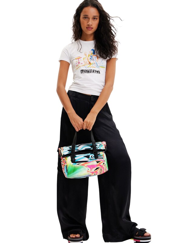 Desigual Borsa A Mano In Colori Misti