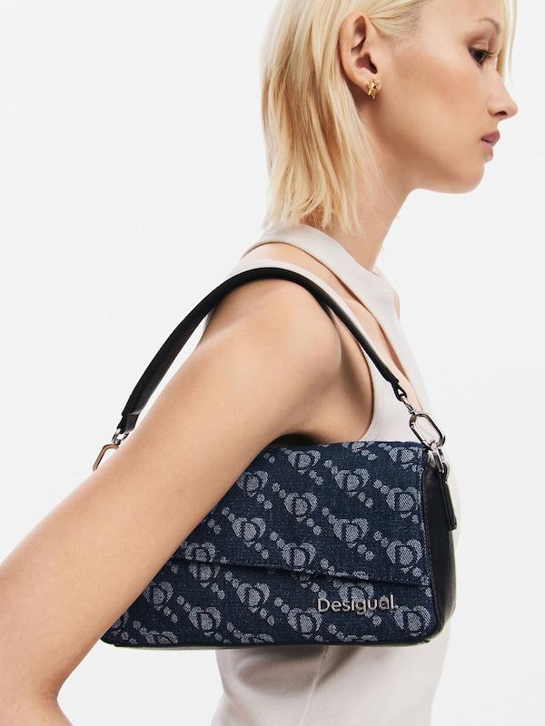 Desigual Borsa A Mano In Navy