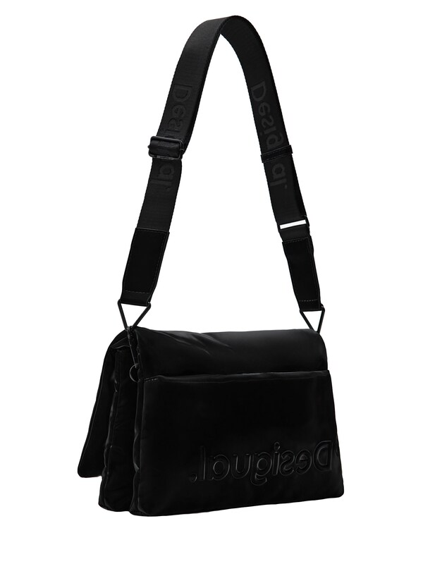 Desigual Borsa A Mano 'MENSAJES' In Nero