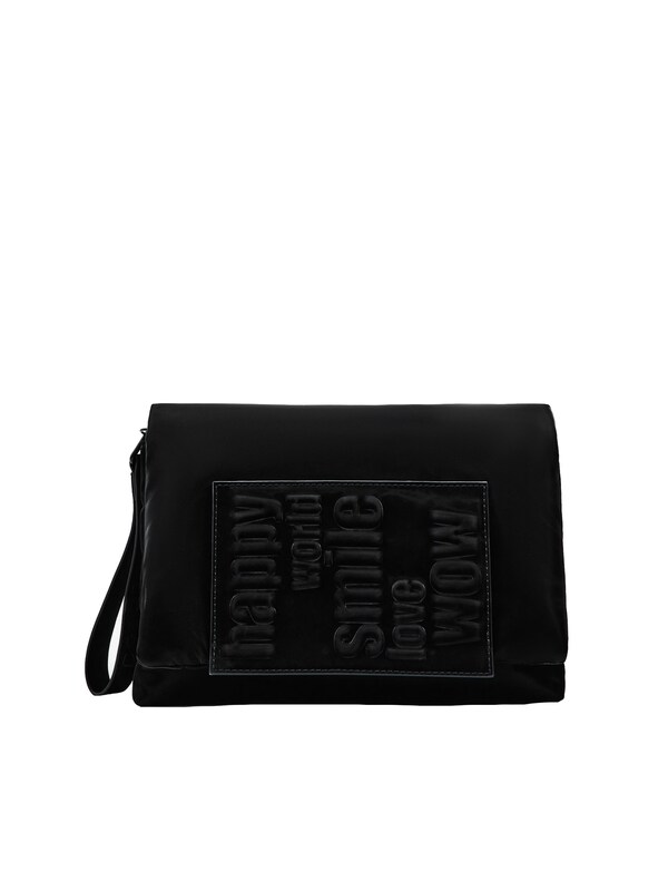 Desigual Borsa a mano 'MENSAJES' in Nero
