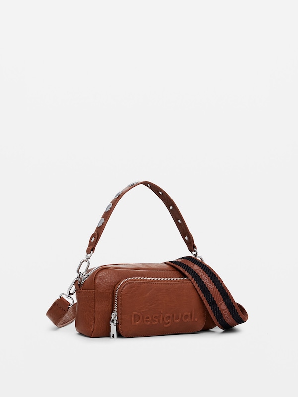 Desigual Borsa A Mano 'Prades Cont' In Caramello