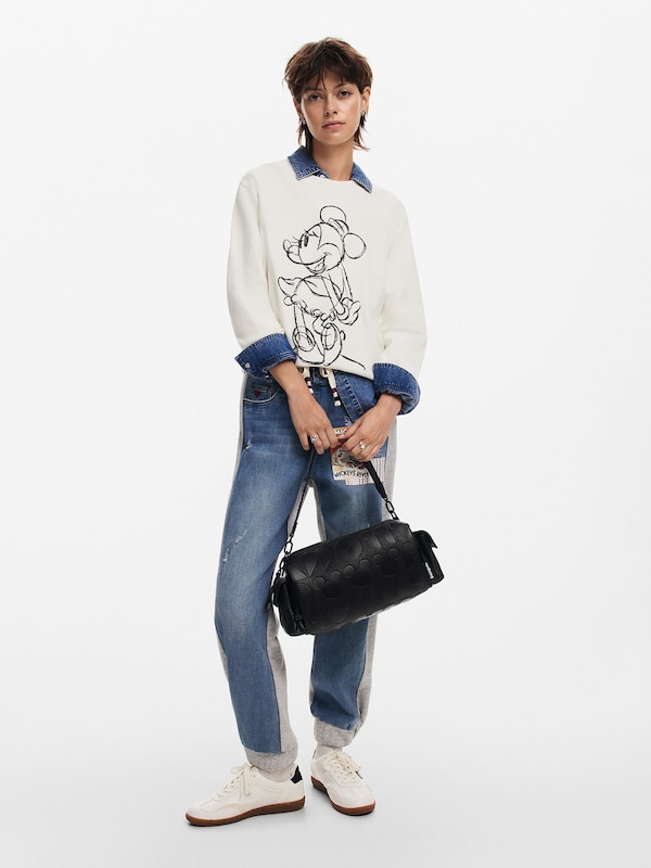 Desigual Borsa A Spalla 'All Mickey Habana' In Nero