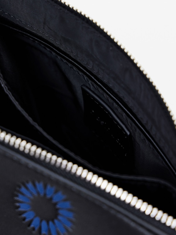 Desigual Borsa A Tracolla 'Sunflower' In Nero