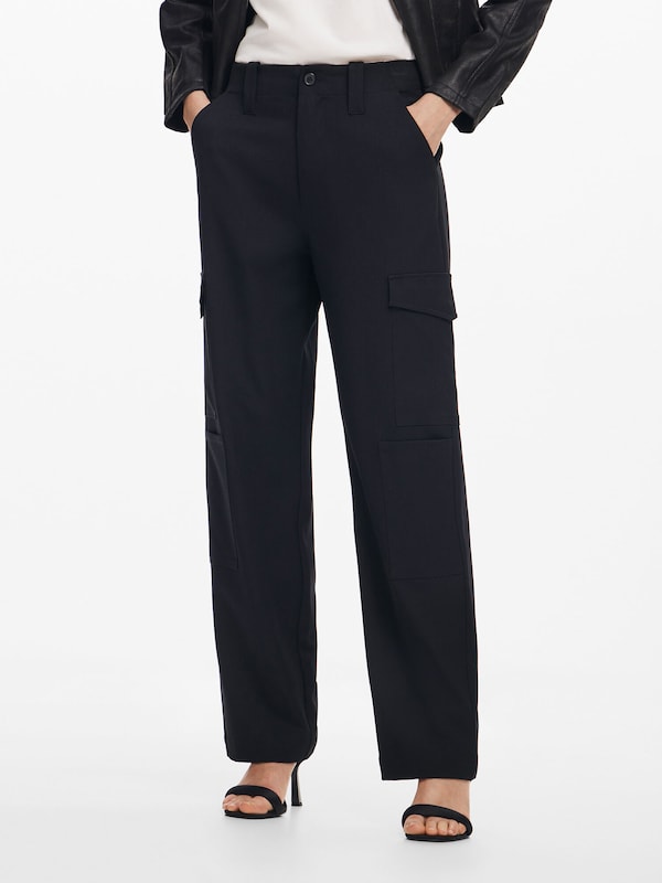 Desigual Loosefit Pantaloni Cargo In Nero
