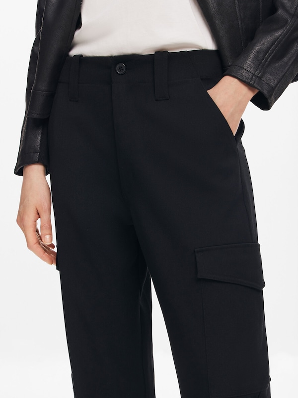 Desigual Loosefit Pantaloni Cargo In Nero