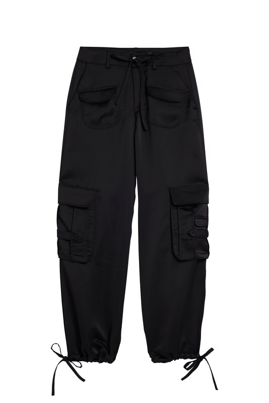 Desigual Loosefit Pantaloni cargo in Nero