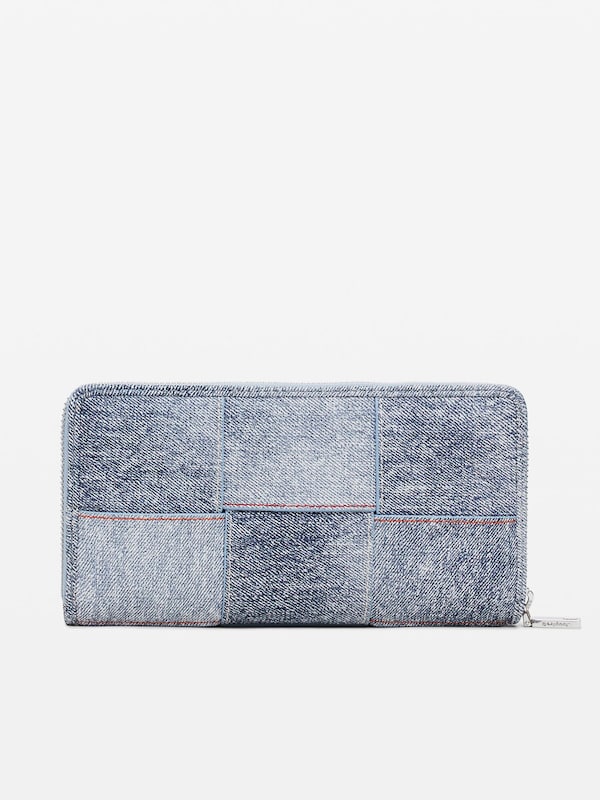 Desigual Portamonete In Blu Denim