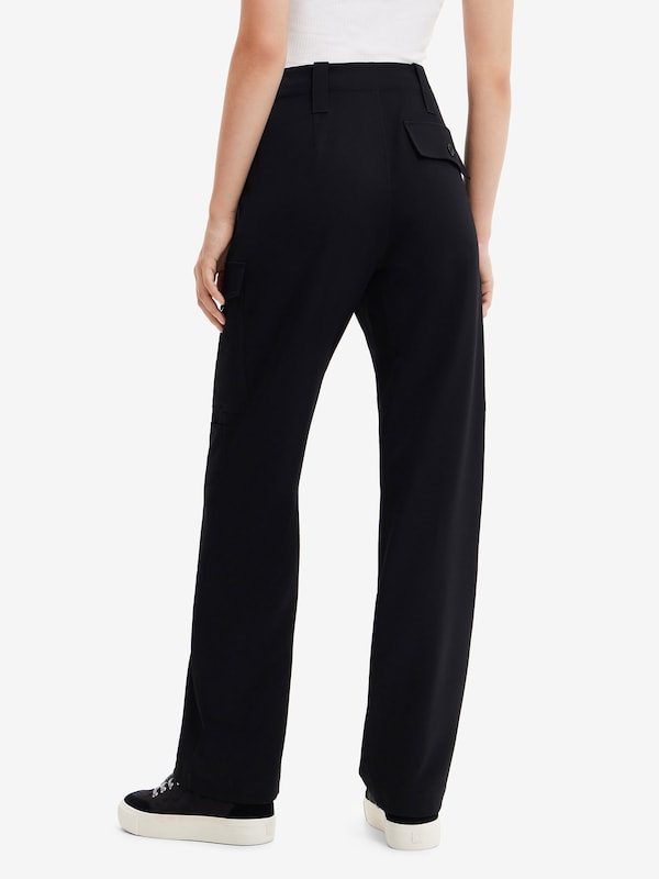 Desigual Regular Pantaloni Cargo In Nero
