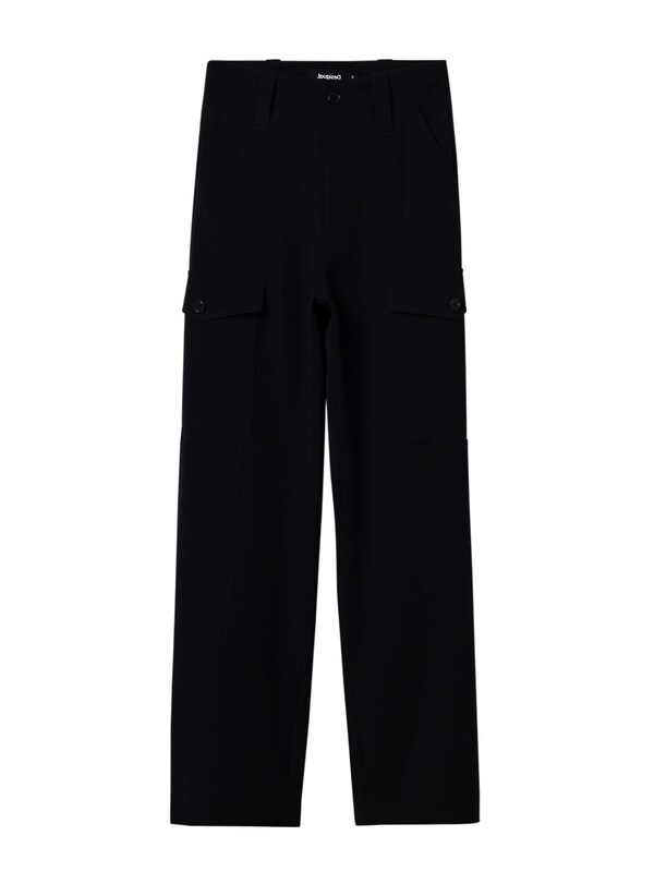 Desigual Regular Pantaloni Cargo In Nero