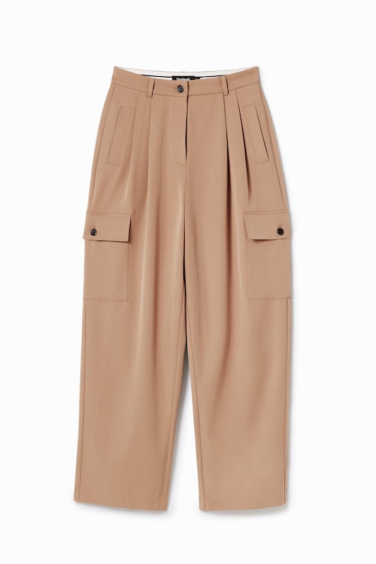 Desigual Regular Pantaloni Cargo In Nudo