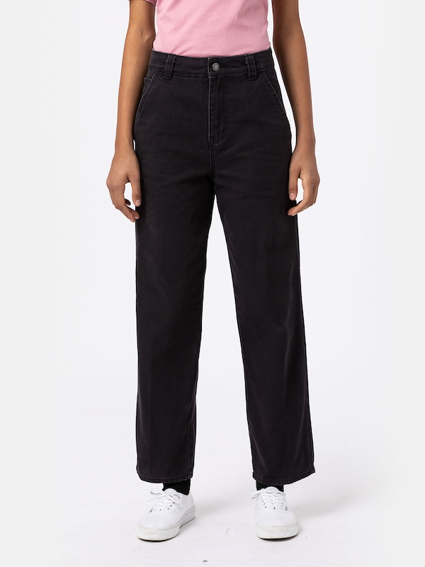 DICKIES Loosefit Pantaloni Cargo In Nero