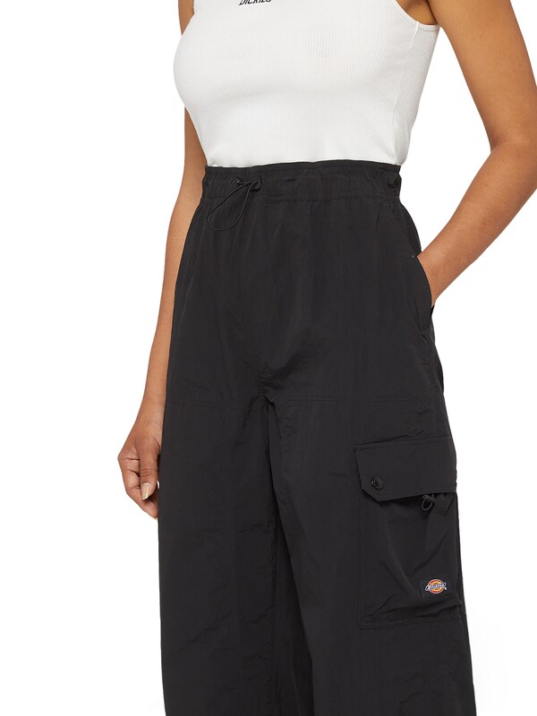 DICKIES Loosefit Pantaloni Cargo 'JACKSON' In Nero