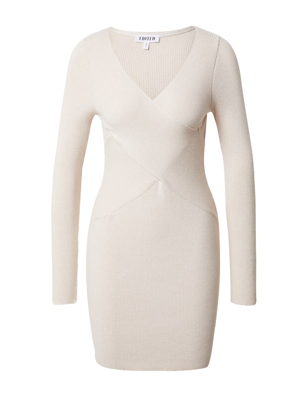 EDITED Abito in maglia 'Amely' in Beige Sfumato