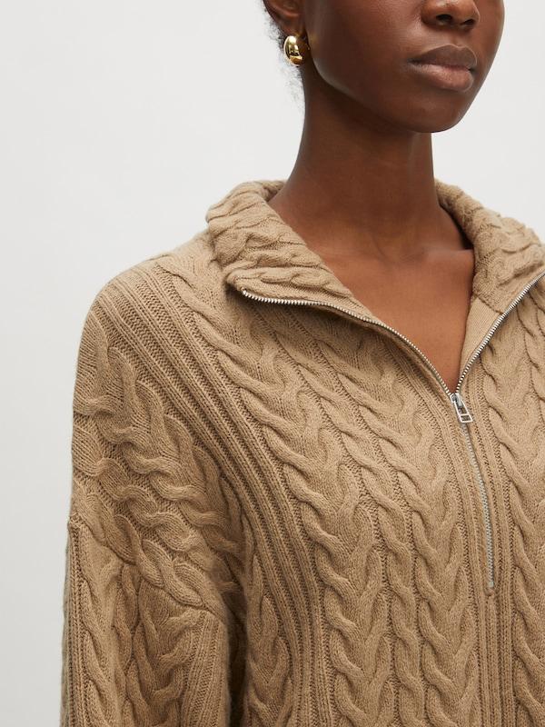 EDITED Abito In Maglia 'Hanako' In Marrone