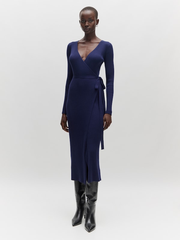EDITED Abito In Maglia 'Mailien' In Blu