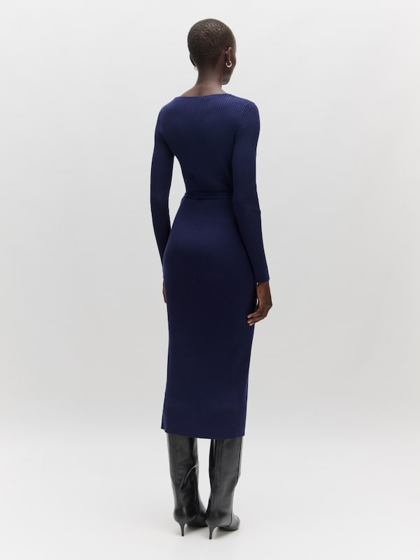 EDITED Abito In Maglia 'Mailien' In Blu
