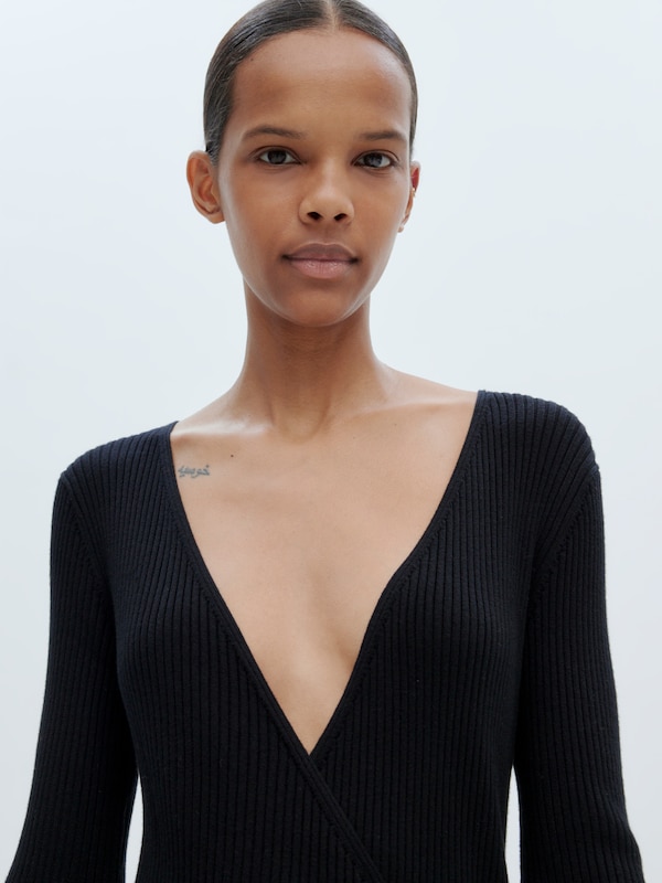 EDITED Abito In Maglia 'Mailien' In Nero