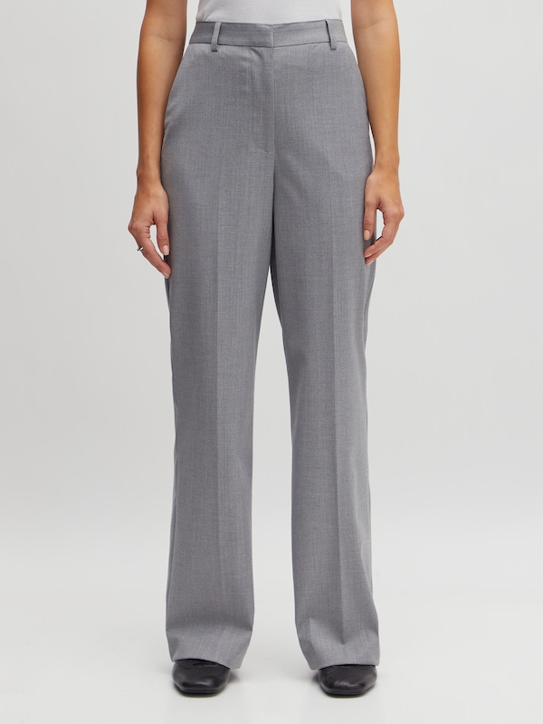 EDITED Bootcut Pantaloni Con Piega Frontale 'Lavea' In Grigio