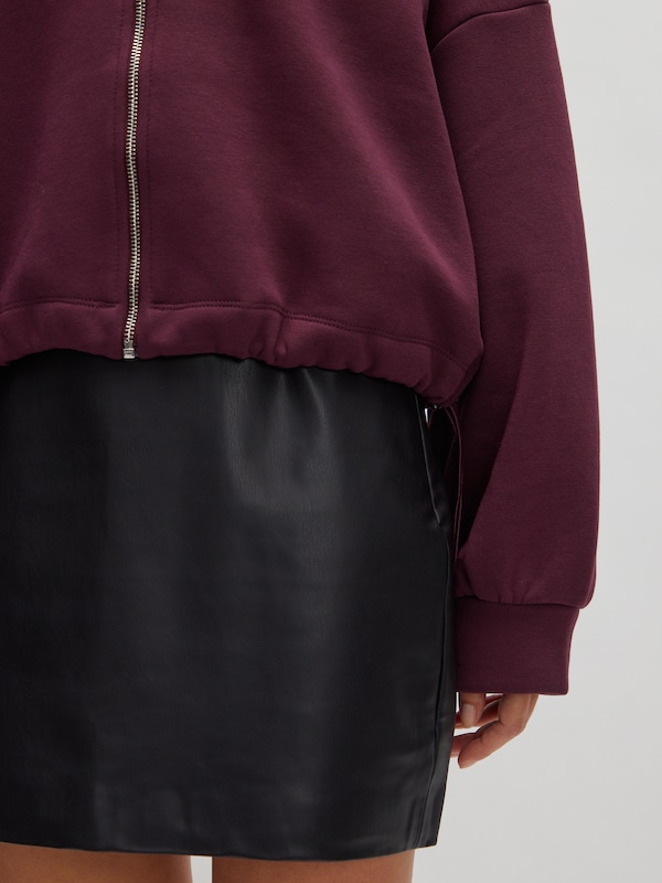 EDITED Giacca Di Felpa 'Tamy' In Bordeaux Rosso Scuro