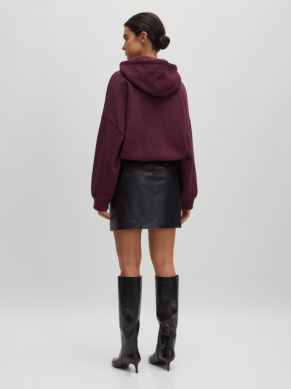 EDITED Giacca Di Felpa 'Tamy' In Bordeaux Rosso Scuro