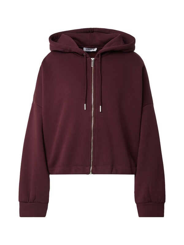 EDITED Giacca Di Felpa 'Tamy' In Bordeaux Rosso Scuro