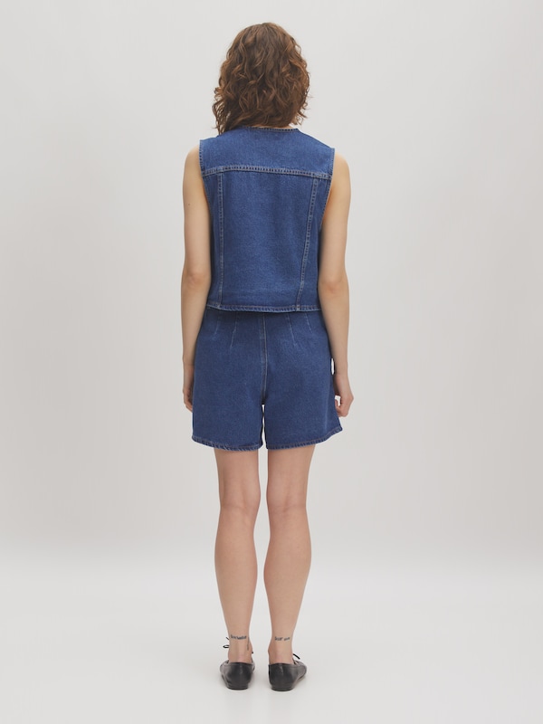 EDITED Gilet 'Bailey' In Blu Blu Denim
