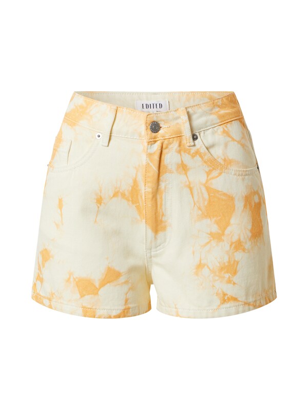 EDITED regular Jeans 'Jen' in Crema Arancione