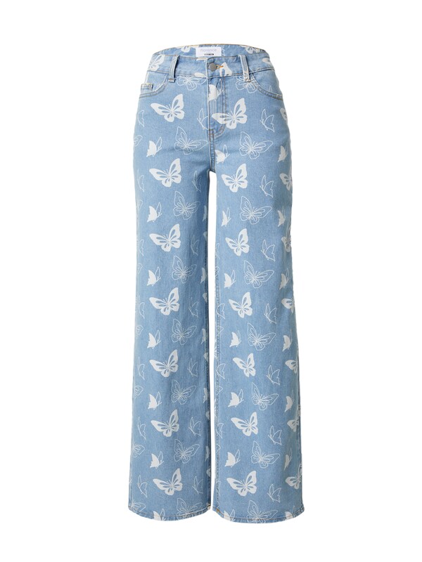 florence by mills exclusive for ABOUT YOU Wide leg Jeans 'Daze Dreaming' in Blu Denim