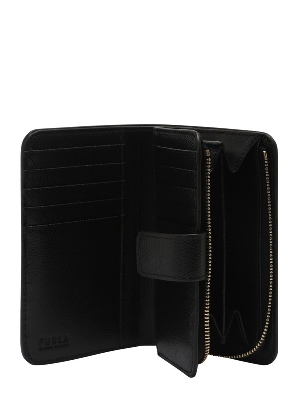 FURLA Portamonete 'Camelia' In Nero