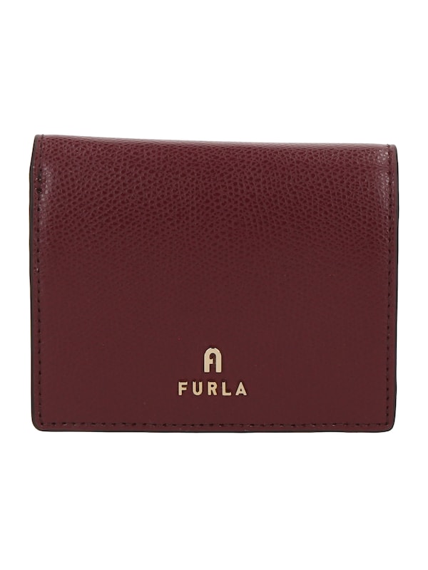 FURLA Portamonete 'CAMELIA' in Rosso Scuro