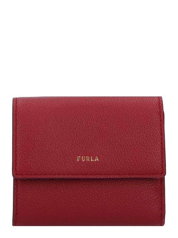 FURLA Portamonete 'GOCCIA' in Rosso Vino