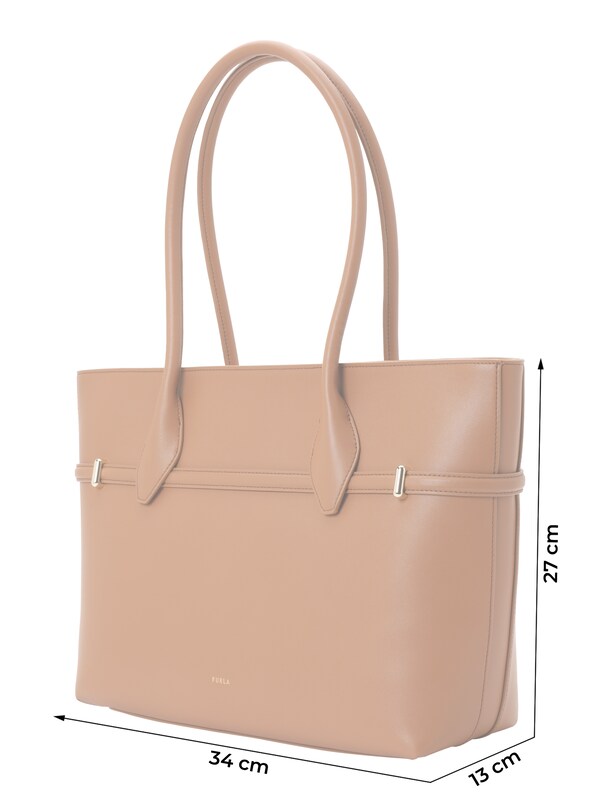 FURLA Shopper 'GOCCIA' In Cognac
