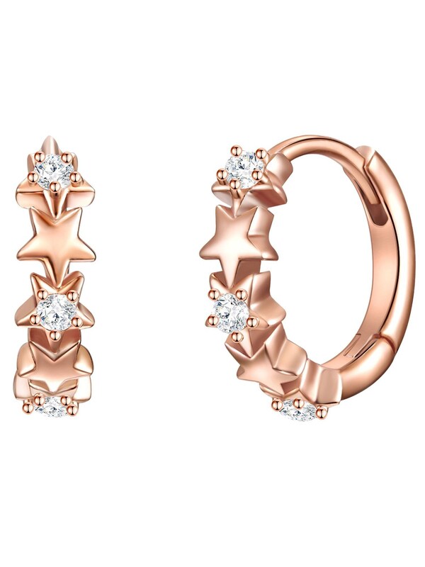 Glanzstücke München Orecchini in Oro Rosé