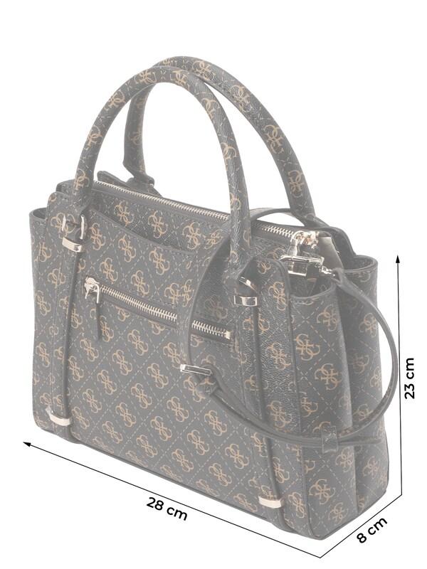 GUESS Borsa A Mano 'Erica' In Caramello Marrone Scuro