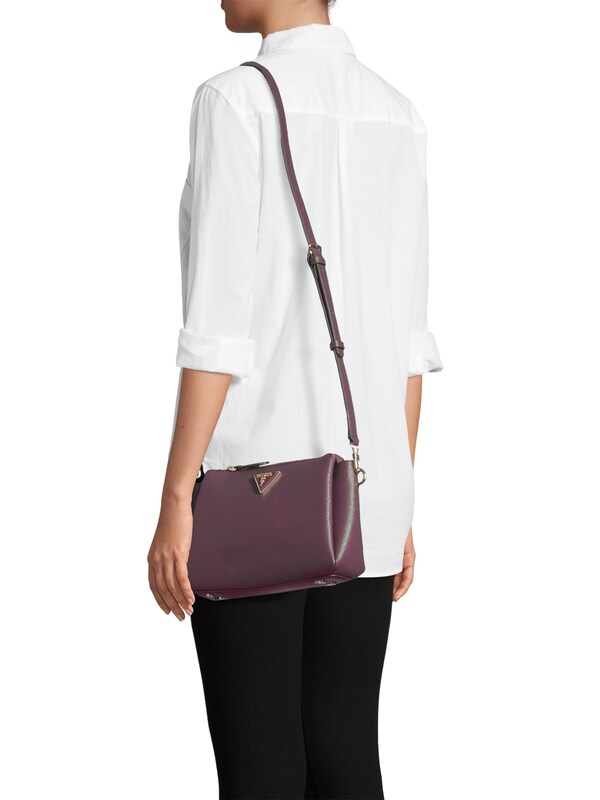 GUESS Borsa A Tracolla 'NOELLE' In Melanzana