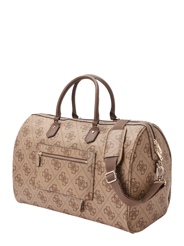 GUESS Borsa Da Viaggio 'BERTA' In Bianco Lana