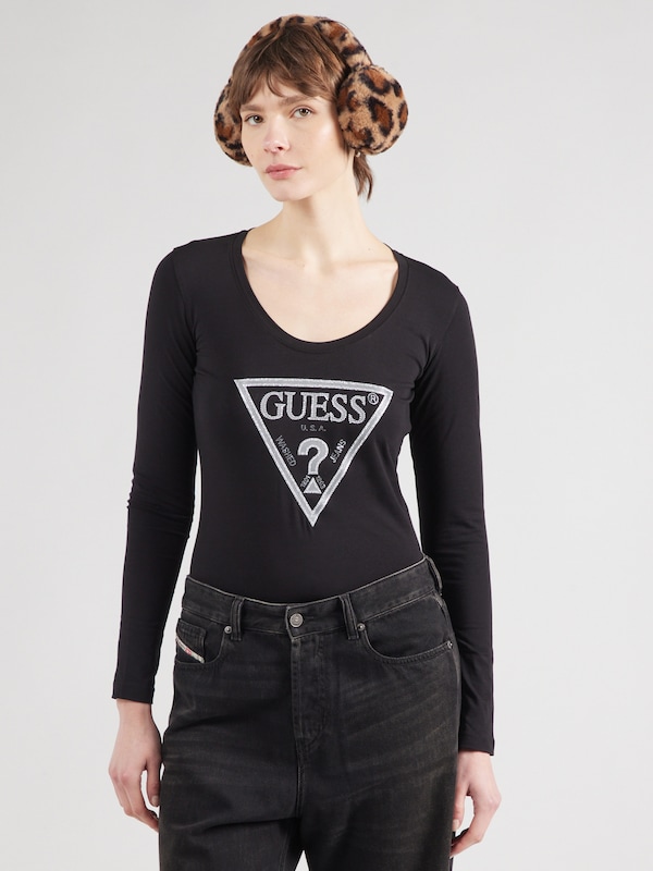 GUESS Maglietta In Nero